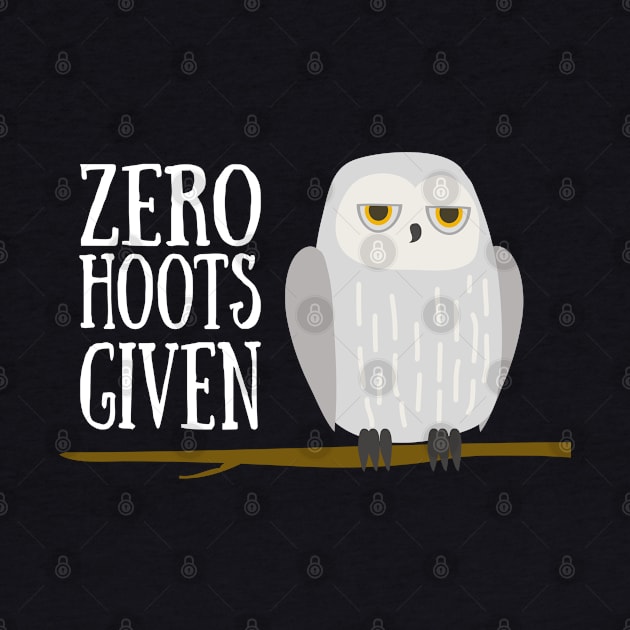 Owl - Zero Hoots Given by Kudostees